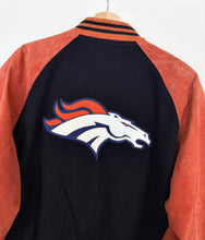 Load image into Gallery viewer, NFL Denver Broncos Suede Leather Jacket (L)