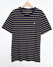 Load image into Gallery viewer, Ralph Lauren Striped T-shirt (XL)