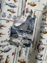 Load image into Gallery viewer, BNWT Woolrich Fishing Print Shirt (2XL)