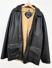 Load image into Gallery viewer, 90s Real Leather Heavy Jacket (XL)