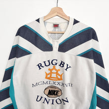 Load image into Gallery viewer, Rare 90s Nike Rugby Sweatshirt (S)