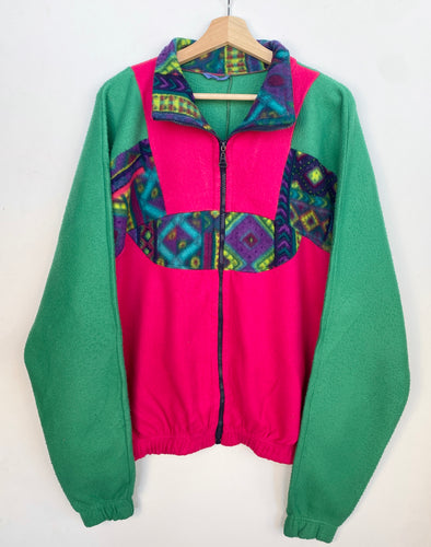 90s Abstract Fleece (L)