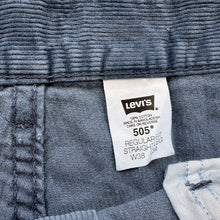 Load image into Gallery viewer, BNWT Levi’s 505 Cords W38 L34
