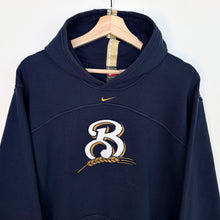 Load image into Gallery viewer, 90s Nike MLB Milwaukee Brewers Hoodie (S)