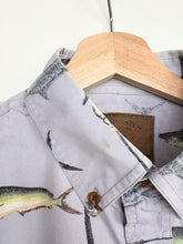 Load image into Gallery viewer, 90s Crazy Print Shirt (L)