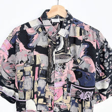 Load image into Gallery viewer, 90s Abstract Crazy Print Shirt (L)