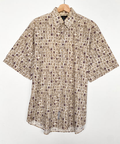 90s Crazy Print Shirt (M)