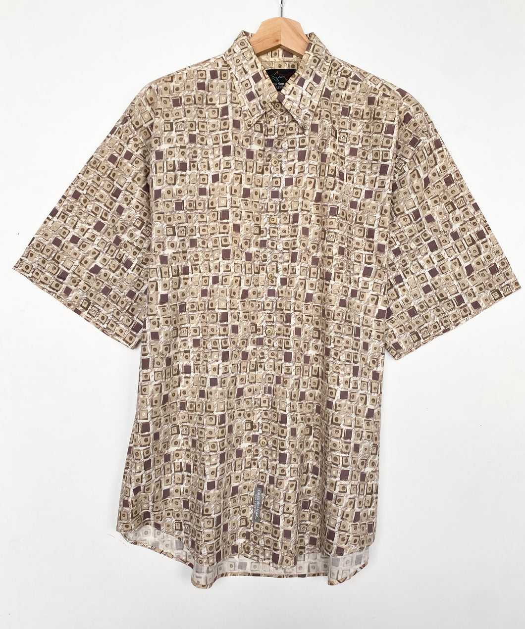 90s Crazy Print Shirt (M)