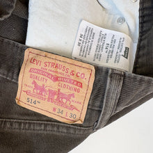 Load image into Gallery viewer, Levi’s 514 Cords W34 l30