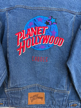 Load image into Gallery viewer, 90s Planet Hollywood Denim Jacket (S)