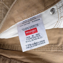 Load image into Gallery viewer, Wrangler Carpenter Jeans W32 L30