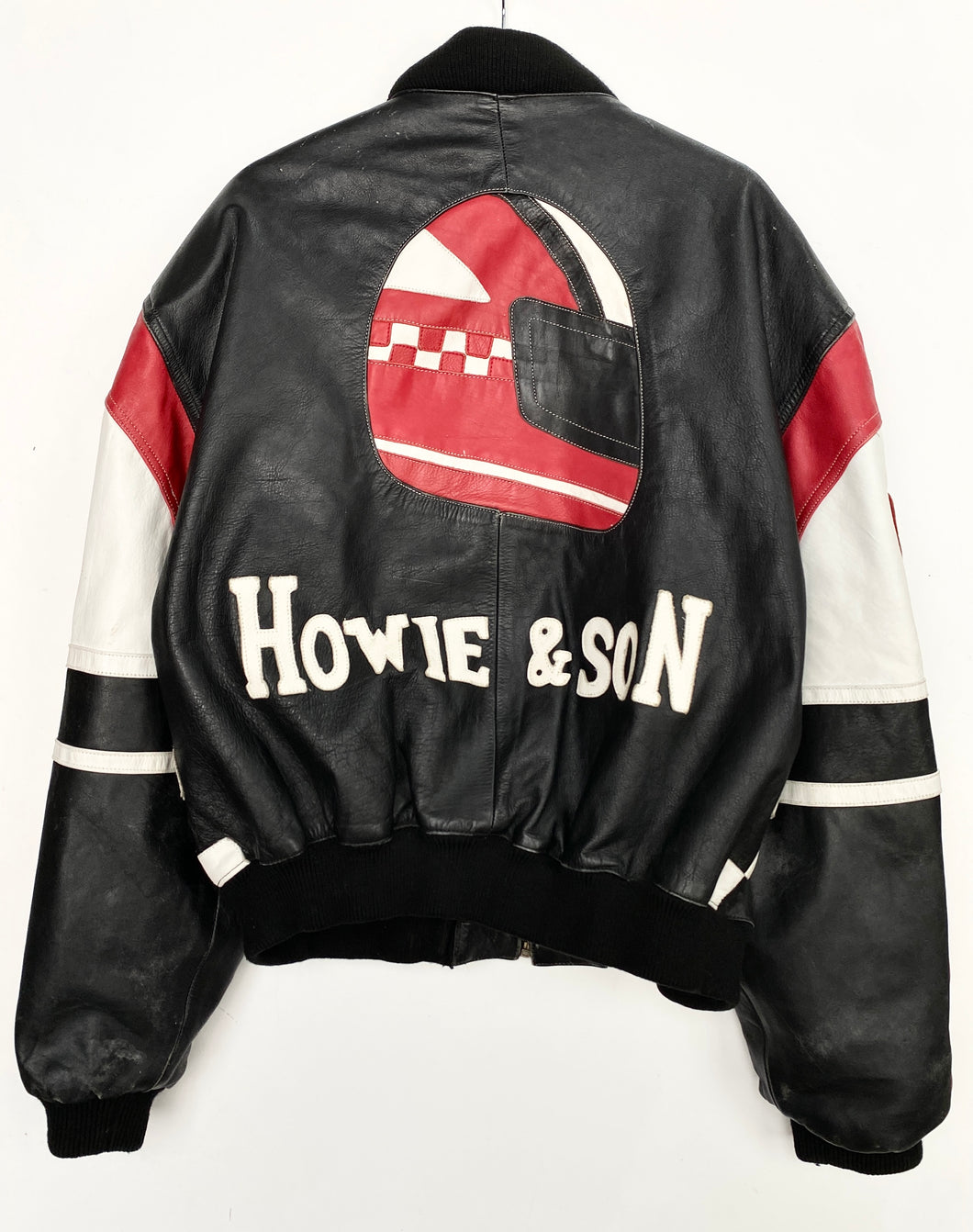 90s Howie & Son Leather Heavy Jacket (XL)