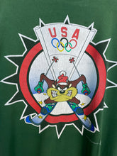 Load image into Gallery viewer, 90s Taz Looney Tunes USA Olypmics T-shirt (XL)