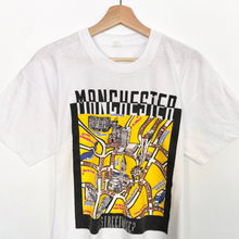 Load image into Gallery viewer, 90s Manchester Print Single Stitch T-shirt (M)