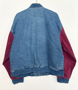 90s Denim Bomber Jacket (L)