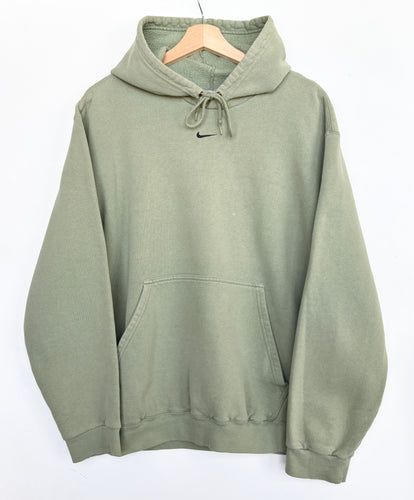 Rare 90s Nike Centre Swoosh Hoodie (L)
