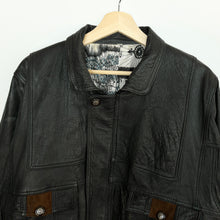 Load image into Gallery viewer, 90s Real Leather Heavy Jacket (L)