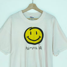 Load image into Gallery viewer, 90s Smiley Single Stitch T-shirt (XL)
