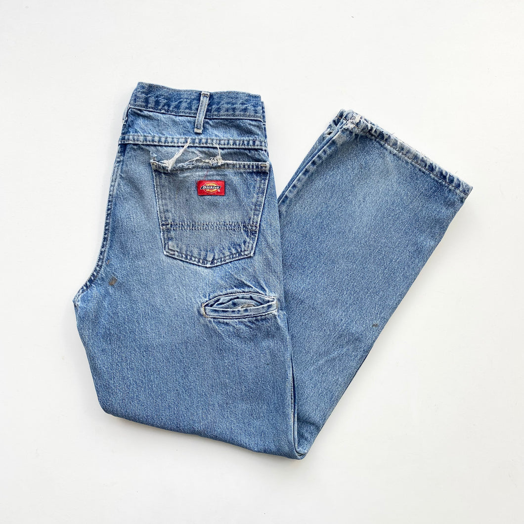 Distressed Dickies Double Knee Jeans W32 L32