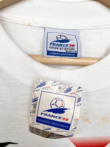 Deadstock 90s France 98 Deutschland T-shirt (XL)