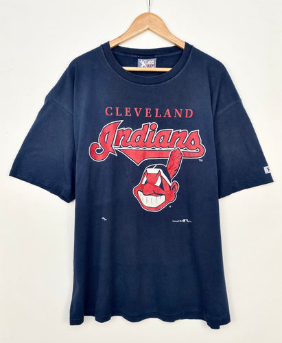 90s Lee MLB Cleveland Indians T-shirt (2XL)