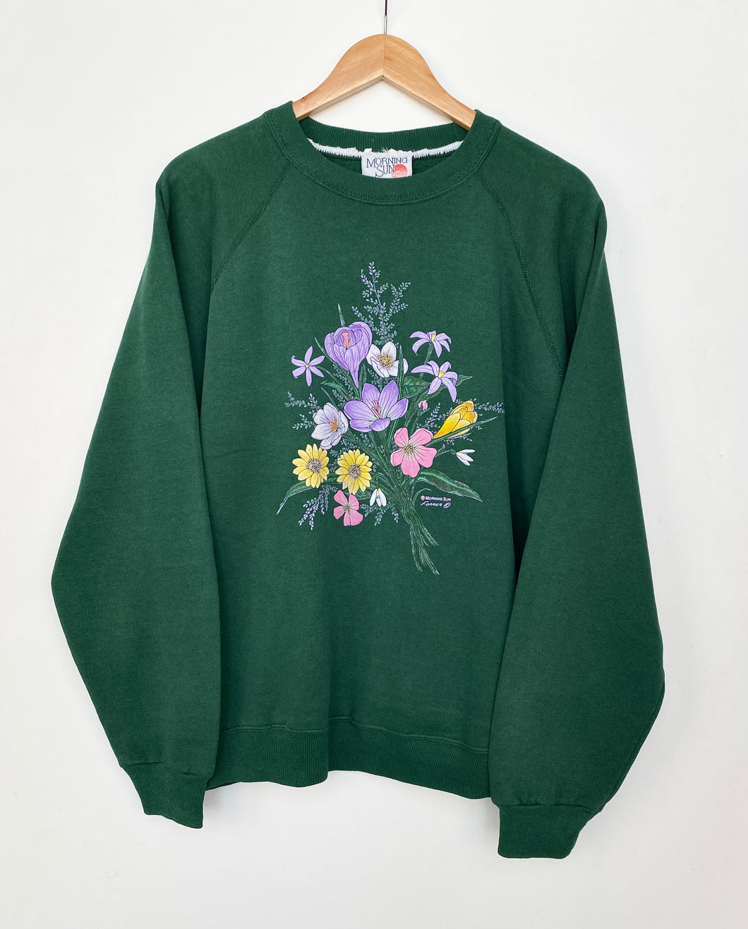 90s Flowers Sweatshirt (XL)