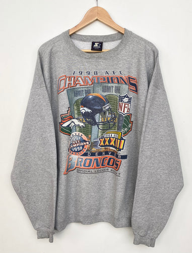1998 NFL Denver Broncos Superbowl Sweatshirt (XL)