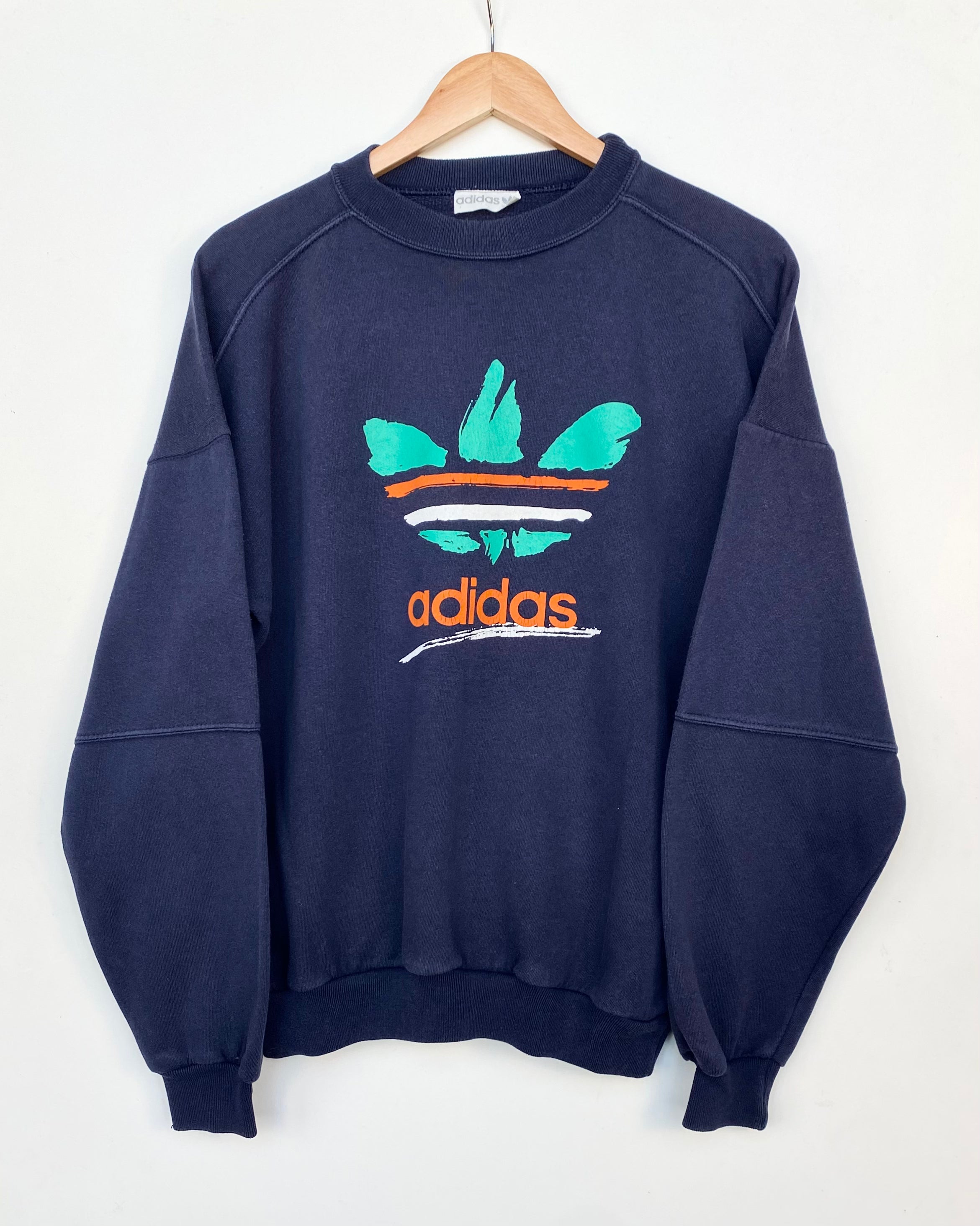 90s Adidas Sweatshirt M Red Cactus Vintage
