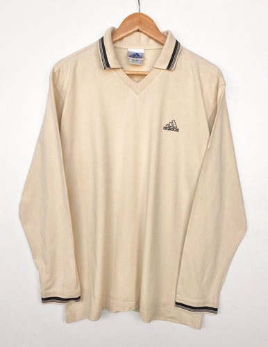 90s Adidas Long Sleeve T-shirt (M)