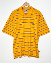 Load image into Gallery viewer, 90s Adidas Striped Polo (L)