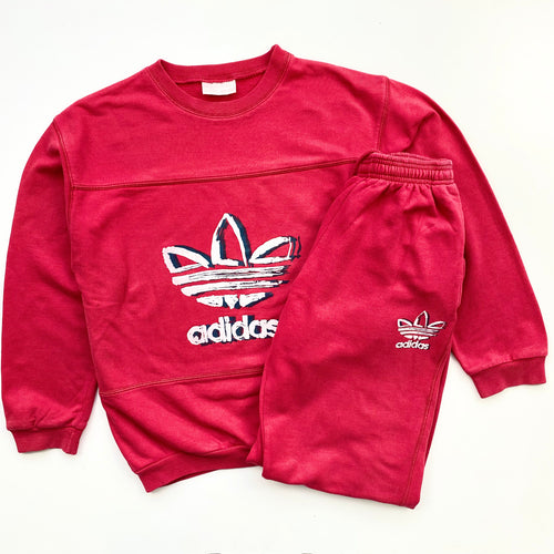 90s Adidas Full Tracksuit (S)