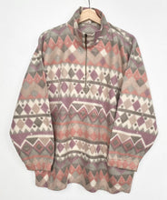 Load image into Gallery viewer, 90s Abstract Fleece (L)