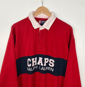90s Chaps Ralph Lauren Rugby Shirt (XL)