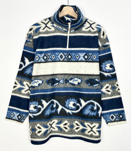 90s Abstract Fleece (M)