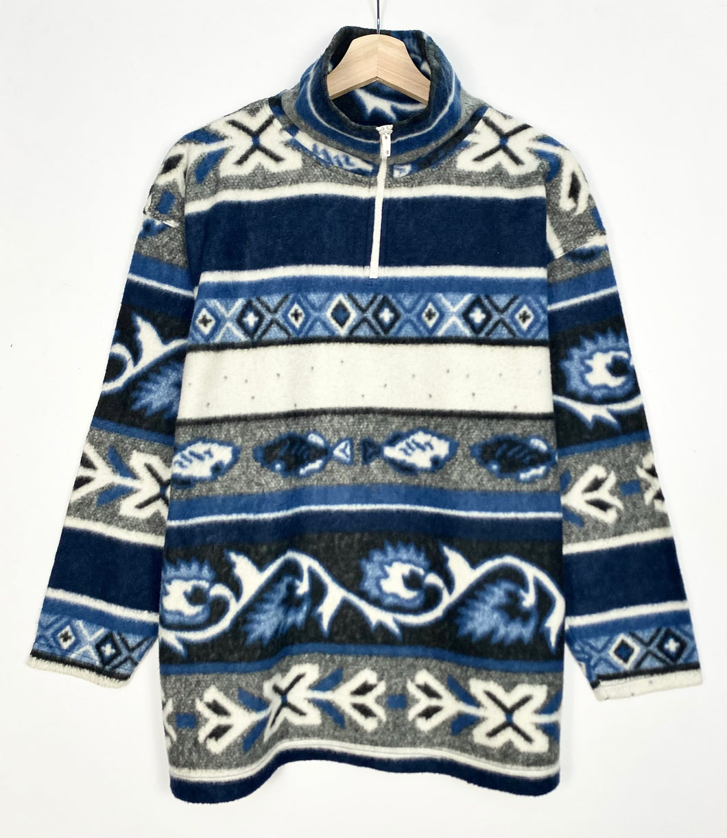 90s Abstract Fleece (M)
