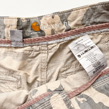 Load image into Gallery viewer, Women’s Carhartt Camo Shorts W36