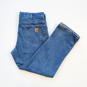 Carhartt relaxed fit tapered 2025 leg jeans