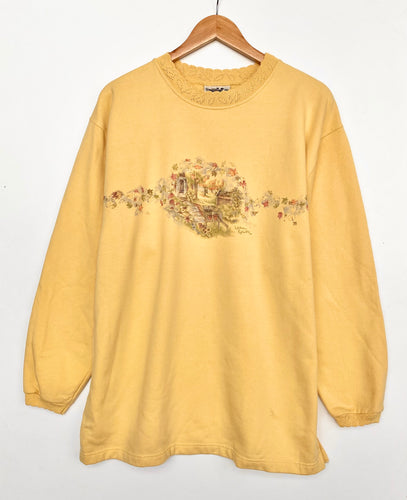 Cottage Print Sweatshirt (XL)
