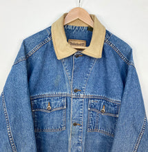 Load image into Gallery viewer, 90s Timberland Denim Jacket (L)