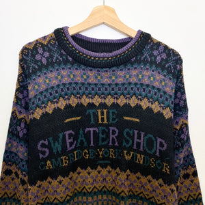 90s The Sweater Shop Grandad Jumper (L)