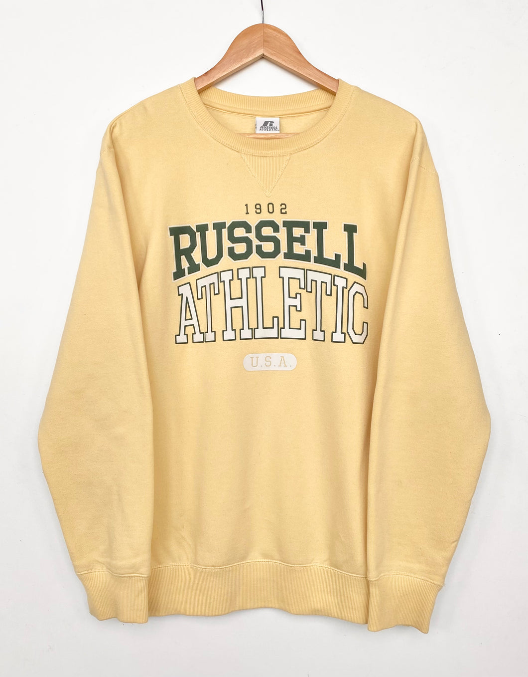 Russell sales athletic sweater