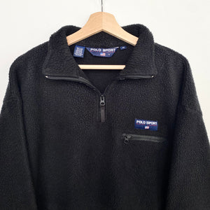 90s Ralph Lauren Polo Sport Sherpa Fleece (XL) – Red Cactus Vintage 90s Ralph Lauren Polo Sport Sherpa Fleece (XL) – Red Cactus Vintage