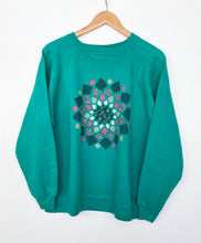 Load image into Gallery viewer, Women’s Floral Pattern Sweatshirt XL)