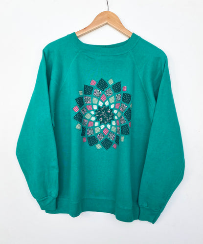 Women’s Floral Pattern Sweatshirt XL)