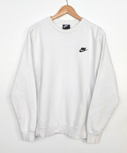 White best sale nike sweatshirt