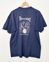 Load image into Gallery viewer, Printed Bowling T-shirt (XL)