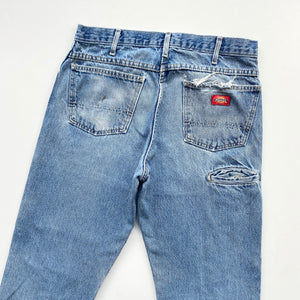 Distressed Dickies Double Knee Jeans W32 L32