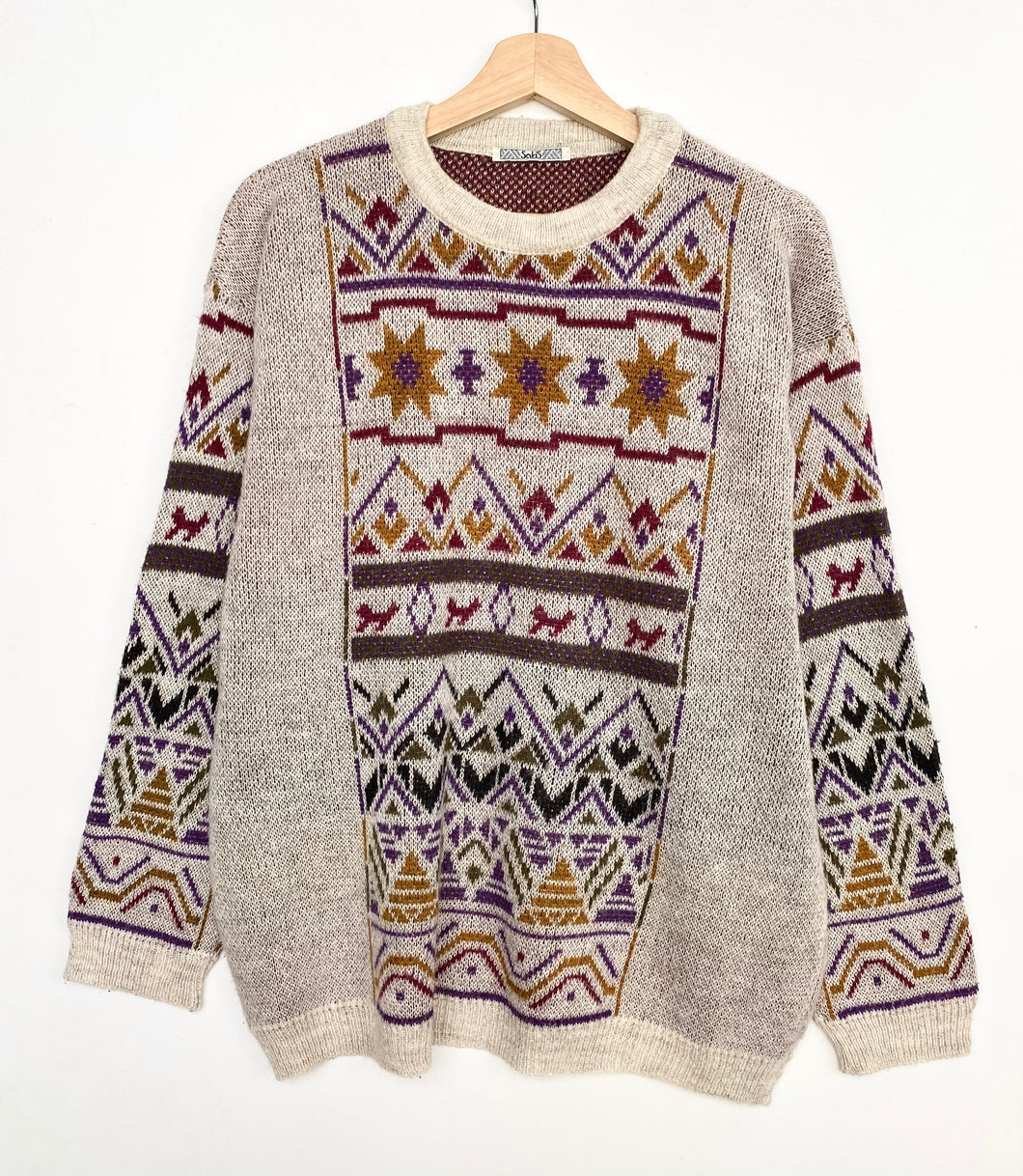 90s Grandad Jumper (L)
