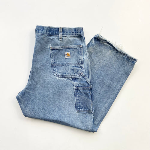 Distressed Carhartt Carpenter Jeans W42 L30