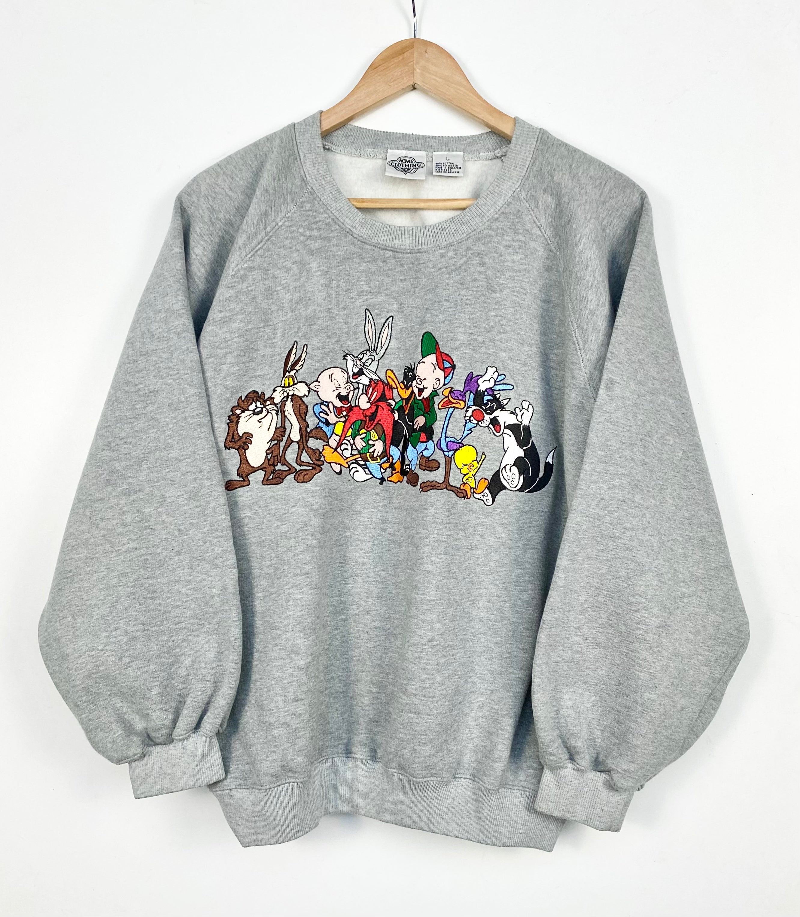 Looney tunes sales sweatshirt vintage